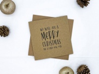 Good Natured By Design Christmas Card - 100% Recycled Card & Plant Based Ink - Merry Christmas